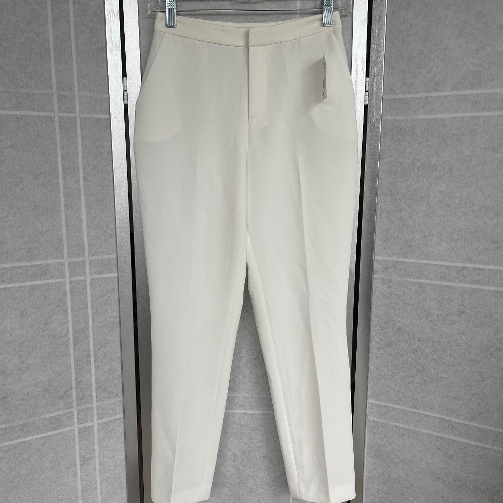 NWT L'AGENCE White Enola Cigarette Pants sz 0